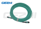 LC OM3 MPO Fiber Optic Patch Cord PVC / LSZH Jacket για τηλεπικοινωνίες / κέντρα δεδομένων