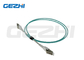 Τηλεπικοινωνίες/Κέντρο δεδομένων LC OM3 MPO Fiber Optic Patch Cord με PVC/LSZH Jacket