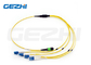 8F MPO ((Γυναίκα) έως 4 LC Duplex Staggered Harness Cables