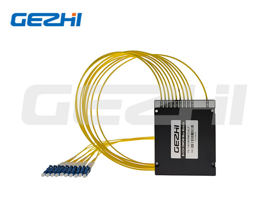 Αγορά Το ράφι τοποθετεί WDM καναλιών 1310/1490/1550nm CATV PON ενότητας DWDM MUX DEMUX 8 ABS online manufacture