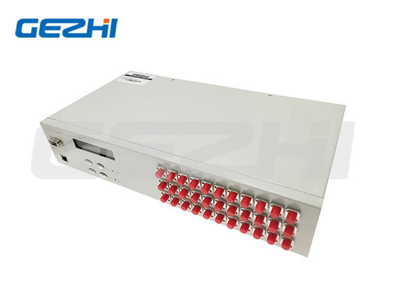 Αγορά RJ45 Ethernet Remote Management 1x32 θύρες Οπτικό διακόπτη ινών με χαμηλή απώλεια εισαγωγής για οπτικά δίκτυα διαδικτυακή κατασκευή