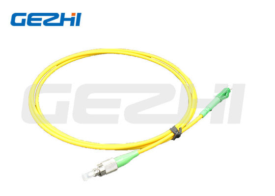 Αγορά FC to LC Singlemode Simplex Fiber Optic Patch Cord με προσαρμόσιμο μήκος LSZH μπουφάν για μετάδοση δεδομένων χαμηλής απώλειας εισαγωγής διαδικτυακή κατασκευή