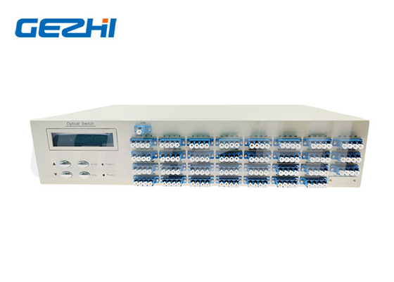 Αγορά Διακόπτης οπτικών ινών Fast Switching Time 1x128 Optical Switch with LCD Display online manufacture