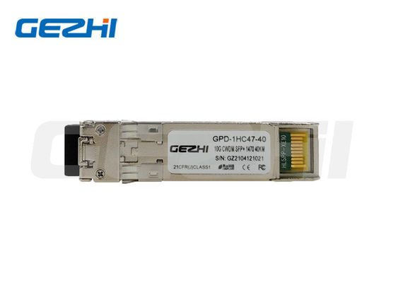 Αγορά 10G Δυνατότητα μεταφοράς δεδομένων CWDM 1490nm 40KM SFP+ Transceiver Module για Gigabit Ethernet Switch διαδικτυακή κατασκευή
