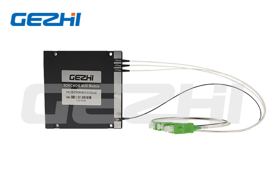 Αγορά Οπτικό CWDM Mux Demux Module 3CH MUX DEMUX 5G Backbone Network 1270-1610nm online manufacture