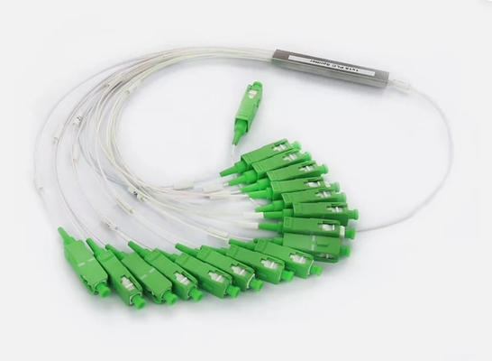 Αγορά 1x2 PLC SC/APC Fiber Optic Splitter FTTH SM 0.9mm G657A1 1m Οπτικό Fiber PLC Splitter online manufacture