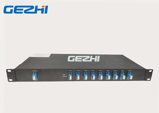 Αγορά LC UPC δύο χονδροειδές WDM ινών 1U 1x8 1310nm mux demux 8CH online manufacture