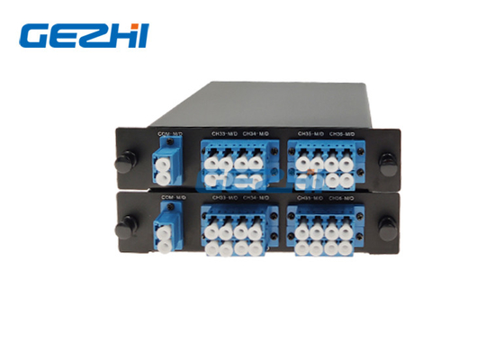 Χαμηλή κασέτα ενοτήτων LGX εξοπλισμού 1x8 CWDM οπτικών ινών PDL