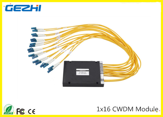 ενότητα 1260 1x16CH CWDM Mux Demux - πολλαπλάσια μήκη κύματος συνδετήρων 1620nm LC