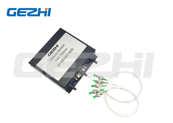 OEM 1x4 διακόπτης δικτύου ινών 1260-1650nm μήκος κύματος