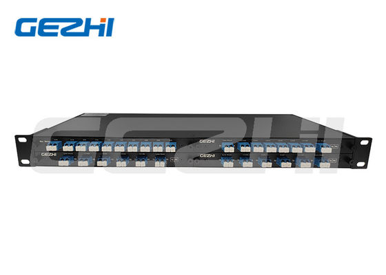 100GHz 8 καναλιών DWDM Mux Demux με 1U Rackmount για συστήματα WDM κέντρων δεδομένων