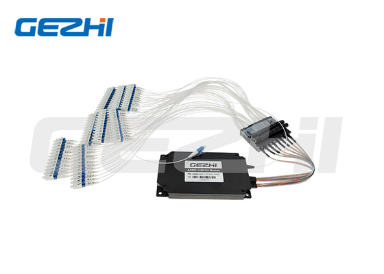 1x96 συνδετήρας ενότητας LC/UPC καναλιών AAWG DWDM με το κιβώτιο μετάλλων