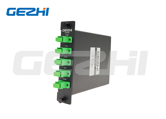 Μικρή απώλεια εισαγωγής Φίλτρο WDM GPON 1310/1490 XGS-PON 1270/1577 Βίντεο 1550 OTDR 1625nm WDM filtro wdm1r Module