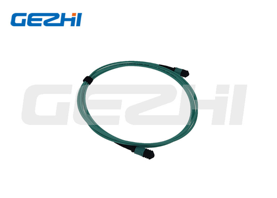 σκοινί OM3 LC LC Aqua 1m μπαλωμάτων οπτικών ινών 3.0mm μονοκατευθυντικό πολλαπλού τρόπου