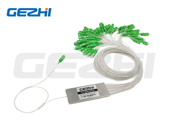 1×64 Μονότυπο Χωρίς Μπλοκ PLC Splitter Οπτική ίνα για δίκτυα FTTX