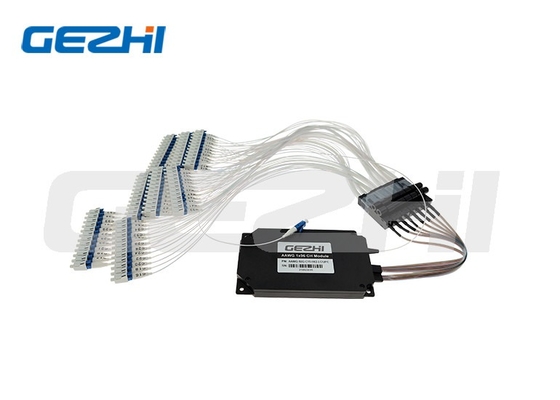 συνδετήρας ενότητας LC/UPC καναλιών AAWG DWDM 50GHz 1x96 με το κιβώτιο μετάλλων