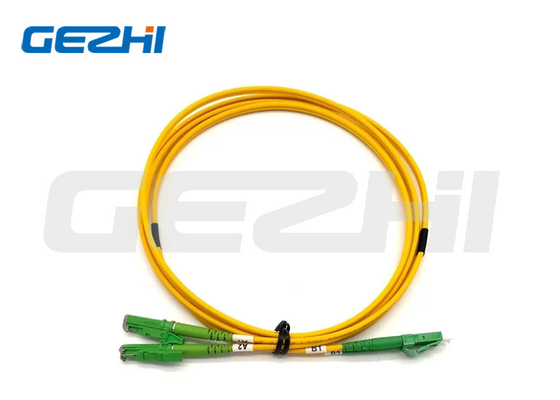 Κίτρινος APC σειράς καλωδίων μπαλωμάτων Outjacket E2000 συνδετήρας μετάλλων ΚΑΠ