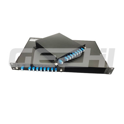 Τύπος σύνδεσης LC DWDM Mux Demux με σχετική υγρασία 5%~95% και κατανάλωση ενέργειας ≤10W