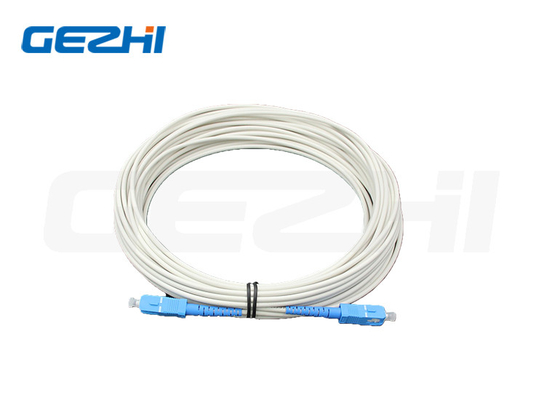 SC APC Μονότροπος Simplex Οπτική ίνα Φόρμα Patchcord