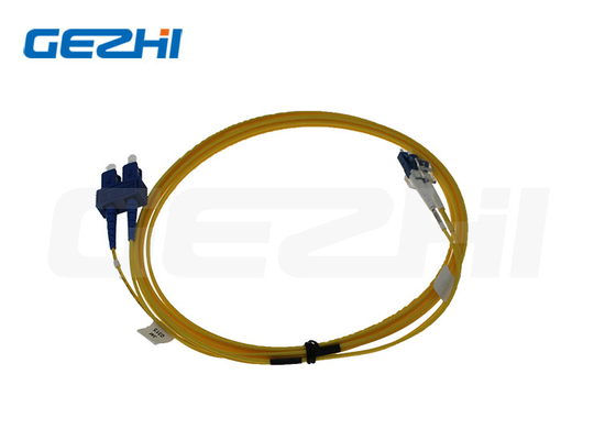Χαμηλή απώλεια εισαγωγής LC προς SC SingleMode Duplex Patch Cord
