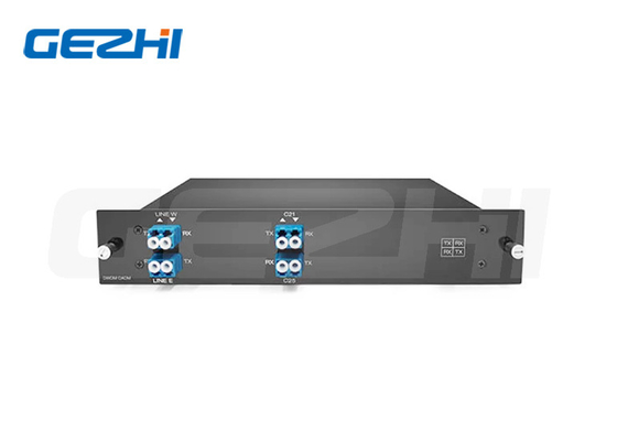 100GHz 2 κανάλια παθητική διπλή ίνα OADM μονάδα DWDM πολλαπλέκτη