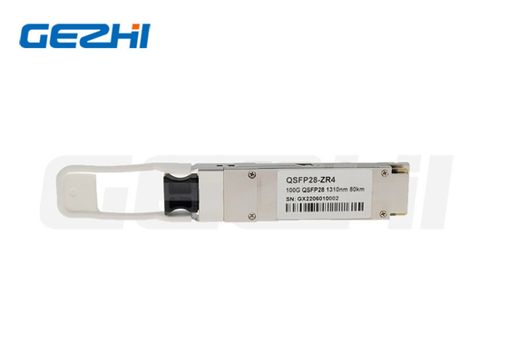 Υψηλής συμβατότητας 100G QSFP28 ZR 1310nm 80Km Οπτική Μονάδα Πηρατή