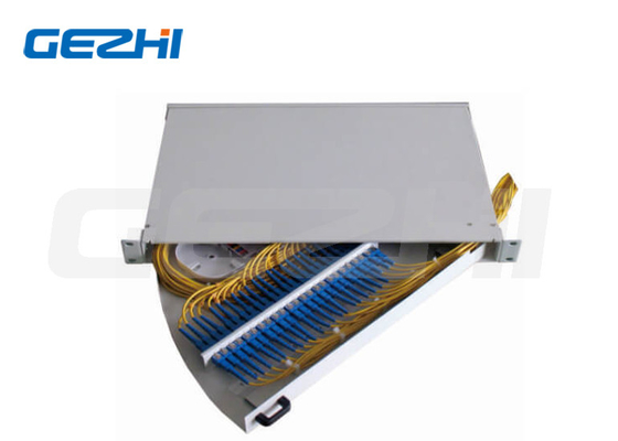 19' 1U πλάγια τραβήξτε έξω Rack Mount οπτική ίνα patch panel
