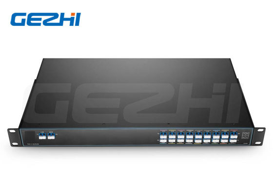 18 Κανάλια 1270-1610nm CWDM Mux Demux με Θύρα Παρακολούθησης και Τεχνολογία TFF