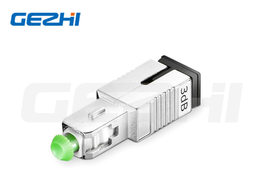 SC / APC Οπτική ίνα Attenuator Μονό λειτουργία Άντρας-Γυναίκα 3dB σταθερό