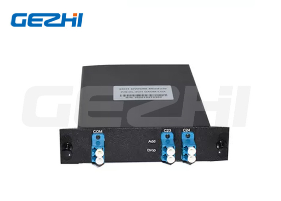 100GHz FTTX 1310nm 2CH Οπτικό Mux Demux OADM DWDM Πρόσθεσε Μονάδα Drop