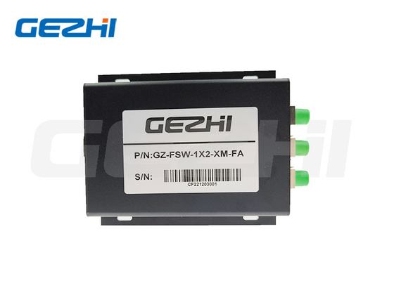 RS-232 Ελέγχος 1x2 Μηχανολογικός οπτικός διακόπτης 850nm Κλειδωμένοι οπτικοί διακόπτες