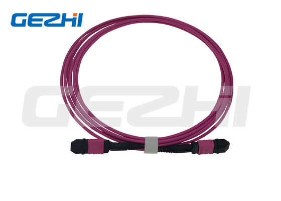 12 Fibre LC Duplex 1x6 προς MTP MPO καλώδια MPO OM4 Patch Cord