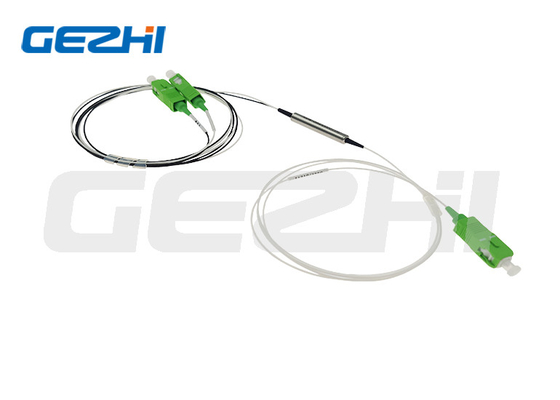1x2 FWDM συσκευή T1550R1310/1490nm Χάλυβα σωλήνα 1μέτρο χωρίς σύνδεσμο