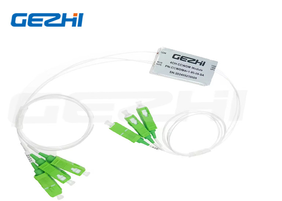 Οπτικό WDM CCWDM 4+1CH SMF-28e με 0,9 χαλαρό σωλήνα SC/APC CCWDM Μοντέλο