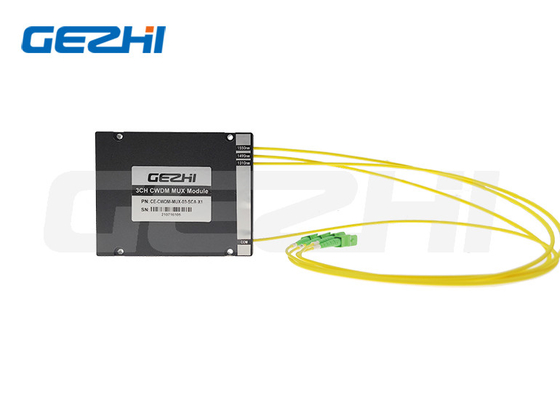 Πολλαπλέξερ Οπτικό 3CH CWDM MUX Μοντέλο 5G Backbone Network 1310/1490/1550nm