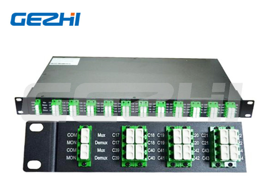 40 κανάλια LC/APC 100GHz Duplex Athermal AWG DWDM Module GEZHI-DWDM - MUX/DEMUX