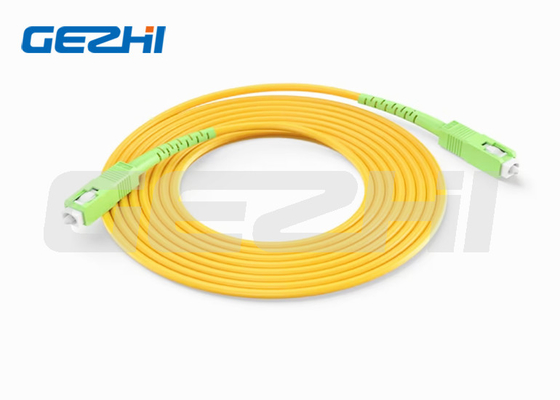 Διάταξη καλωδίων ελαστικών ινών από LC σε Sc SingleMode Duplex Fiber Optic Patchcord Patch Cable