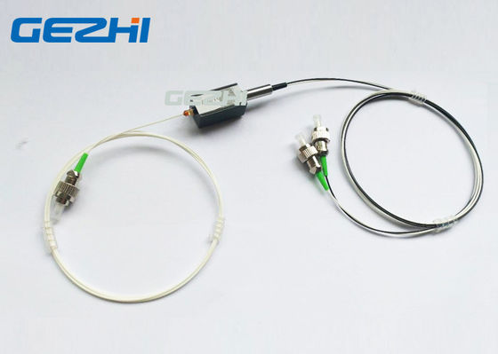 FC APC 10 Watt 1570nm 1x2 που κλείνει τους διακόπτες οπτικών ινών με το μάνταλο