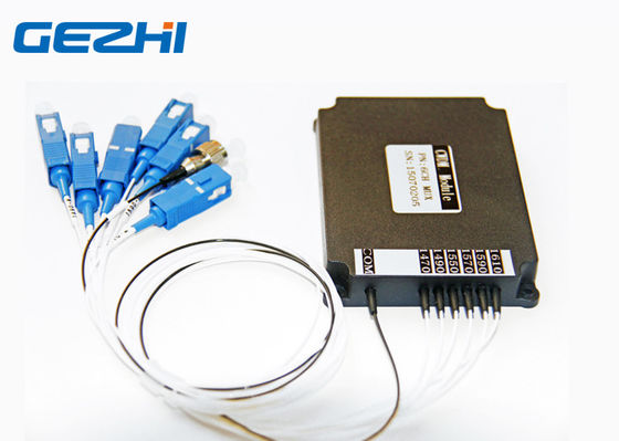 Sc UPC Pigtailed 6 κανάλι 1610nm CWDM Mux Demux