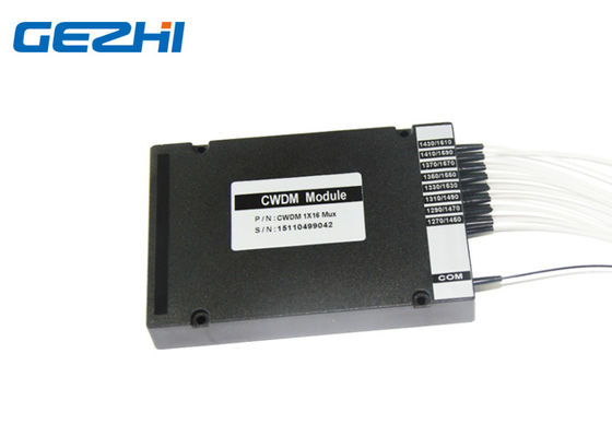 1610nm 1x16 ενιαίος θραύστης 16 καναλιών CWDM ινών παθητικός