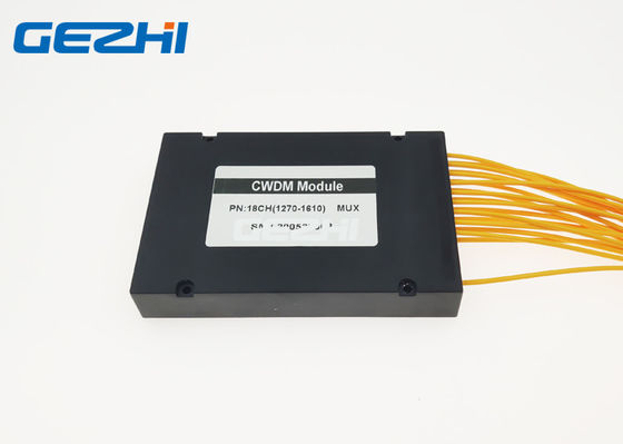 χαμηλή ενότητα απώλειας BIDI CWDM Mux Demux 18CH 1610nm