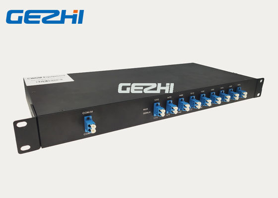 19 το ράφι ίντσας 1U τοποθετεί 8CH 1310nm παθητικό CWDM Mux Demux