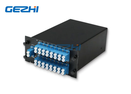 Διπλός οπτικός πολυδιαυλωτής ινών ινών 1x16 CH CWDM Mux Demux