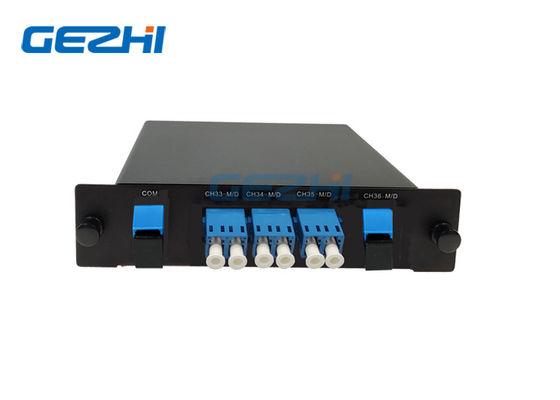 Μεγάλης απόστασης CH43 1542.94nm 5G 6CH DWDM Mux Demux