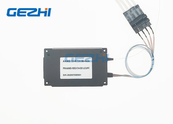 WDM αθερμική ενότητα AWG DWDM ζωνών 40CH 100GHz μετάδοσης Γ