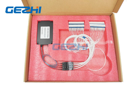 LC επίπεδης κορυφής ενότητα AWG DWDM 48 καναλιών συνδετήρων PC