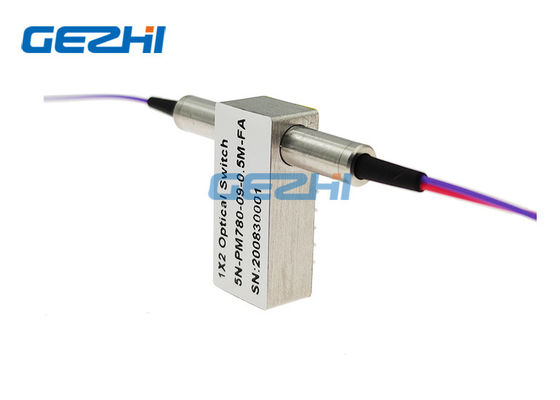 FC/APC 1x2 οπτική πόλωση διακοπτών 780nm ΠΡΩΘΥΠΟΥΡΓΟΎ ίνα