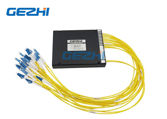 1x8 αμφίδρομος συνδετήρας ινών LC UPC CWDM Mux Demux διπλός